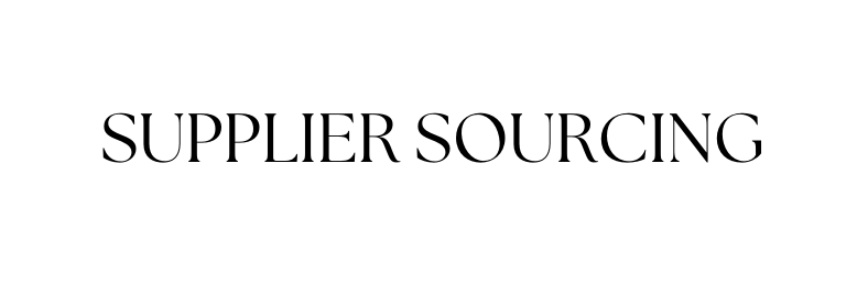 SUPPLIER SOURCING